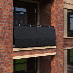 Sunpact SolarUnit SP-SU800D – Integriertes Balkonkraftwerk 800 W – Komplettsystem mit Modul & Wechselrichter